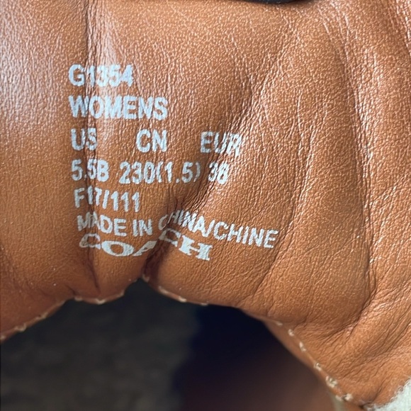 Coach Urban Hiker Brown Suede Ankle Boots 5.5 - Picture 9 of 9